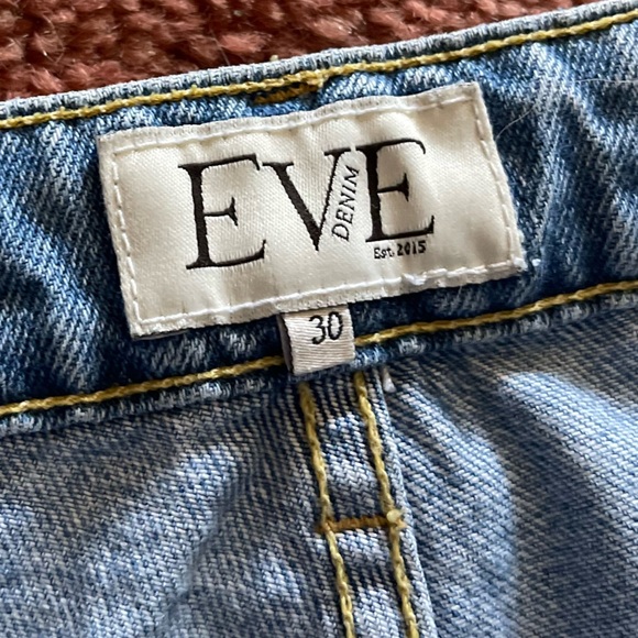 Eve Denim High Rise Wide Leg Charlotte Cotton Jeans - Made in USA - Picture 10 of 12